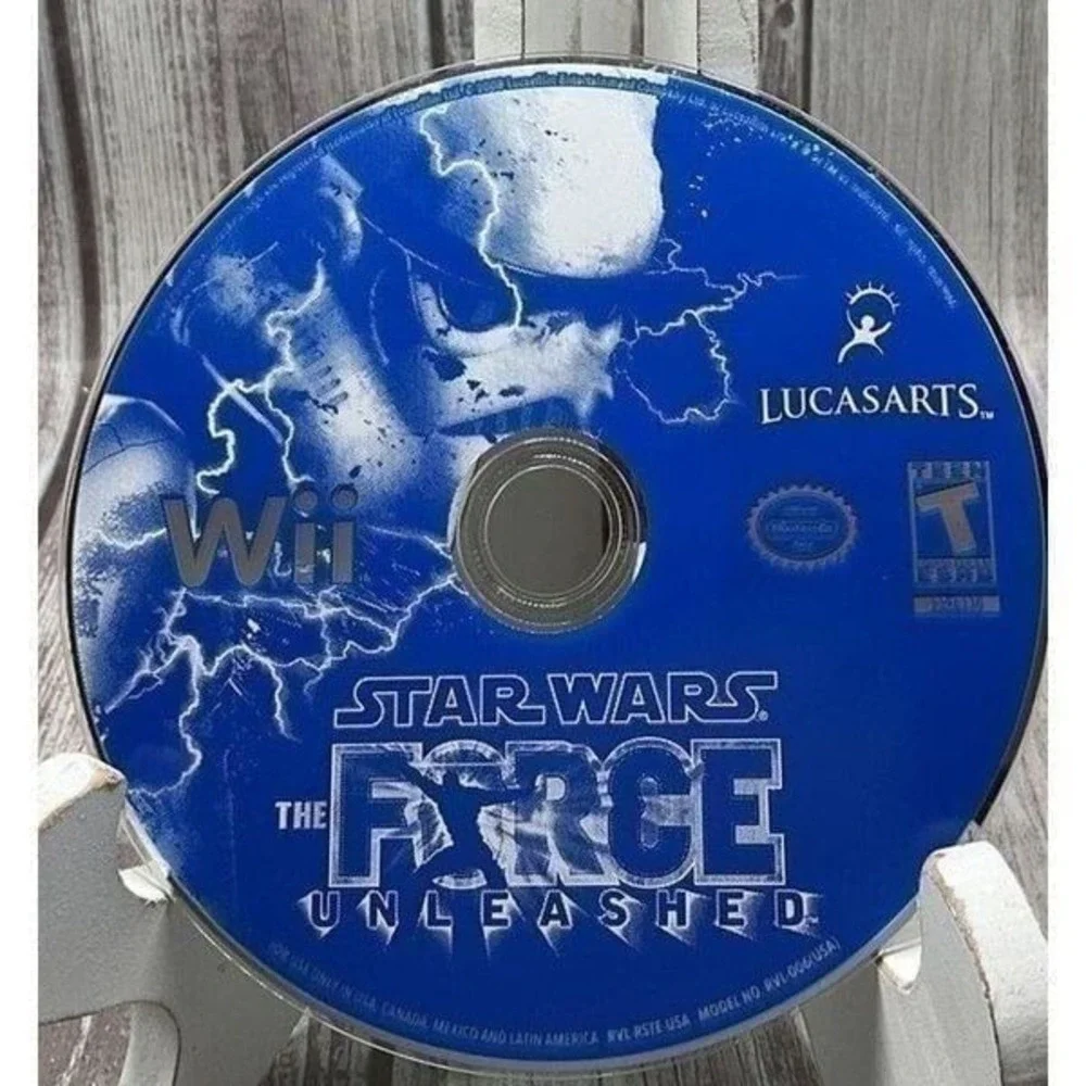 Star Wars The Force Unleashed Nintendo Wii Game Disc Only RVL-RSTE-USA LucasArts